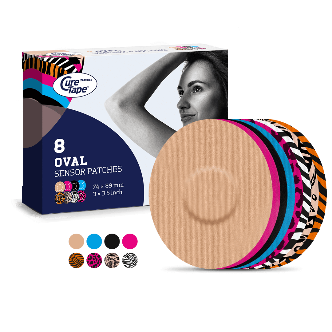CureTape® Sensor Patches Ovaal Mix (8 stuks)